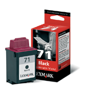 Lexmark Moderate Use Black Cartridge No. 71